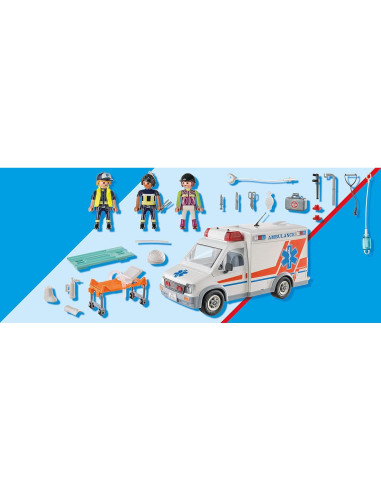 Ambulancia Playmobil 71232 con Sonidos y 3 Figuras
