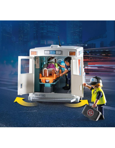 Ambulancia Playmobil 71232 con Sonidos y 3 Figuras