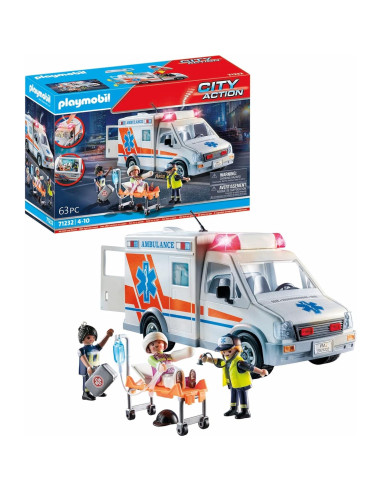 Ambulancia Playmobil 71232 con Sonidos y 3 Figuras