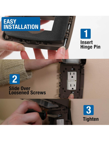 Cubierta a Prueba de Climas Intermatic WP7000BR 1 Gang Marrón