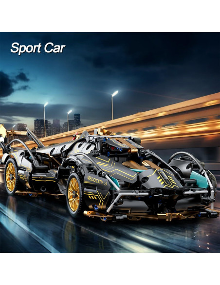 Bloques de Construcción Auto Deportivo PinkBee 1:14 967 Piezas