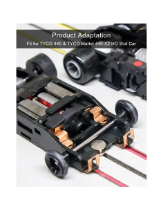 10 Zapatos de Recogida Cobre TYCO 440 y 440-X2 HO Slot Car 2