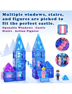 Bloques Magnéticos de Diamante Soyee - Juguete Creativo 58 Piezas 2