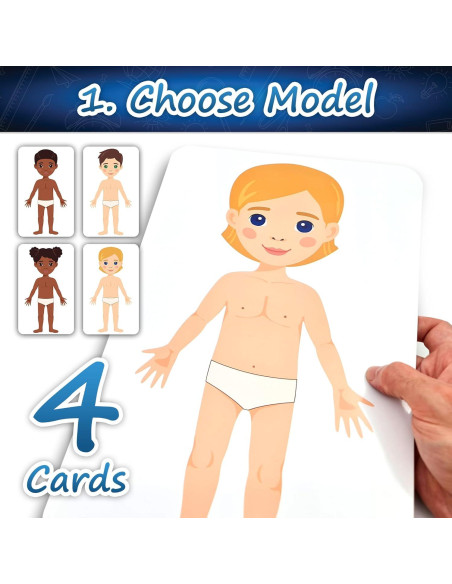 Libro de Pegatinas Reutilizables HMmagnets - 370 Pegatinas