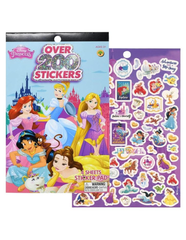 Pad de Pegatinas Disney Princesas UPD 200+ Holográficas