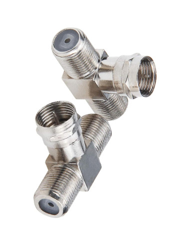 Divisor de Cable Coaxial RFAdapter 2 en 1 F a 2 F Hembra