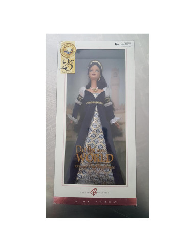 Muñeca Barbie Coleccionista Etiqueta Rosa - Princesa de Italia