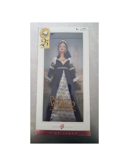 Muñeca Barbie Coleccionista Etiqueta Rosa - Princesa de Italia