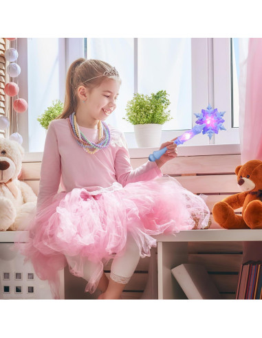 Varita de Nieve Brillante Toddmomy Azul con Sonido