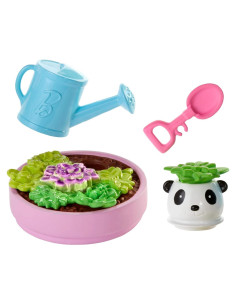 Accesorios de Barbie - Jardín de Suculentas, 4 Piezas