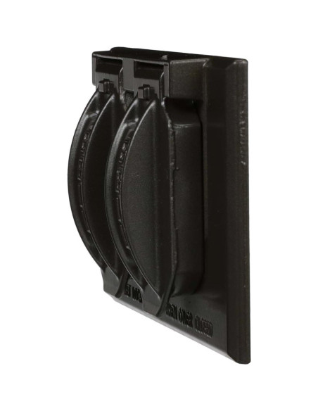 Cubierta a Prueba de Climas Hubbell Raco 5180-2 Dúplex Horizontal