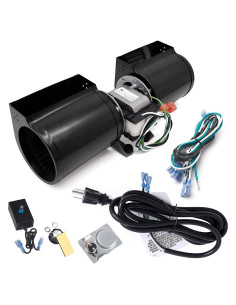 Kit de Ventilador GFK-160A Hipoilk para Chimenea 160 CFM