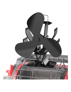 Ventilador de Estufa Signstek ST-147 con Soporte 3 Aspas