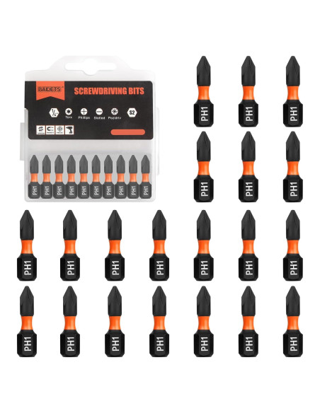 Conjunto de Puntas de Destornillador BAIDETS PH1 20Pcs 25mm