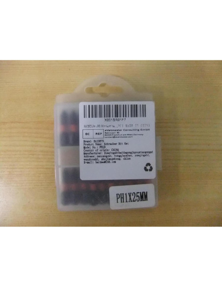 Conjunto de Puntas de Destornillador BAIDETS PH1 20Pcs 25mm