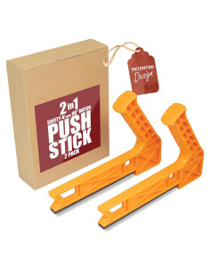 Palos de Empuje de Seguridad 2 en 1 Peachtree - Paquete de 2