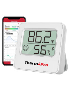 Termómetro Digital ThermoPro TP357 Bluetooth con Sensor de Humedad