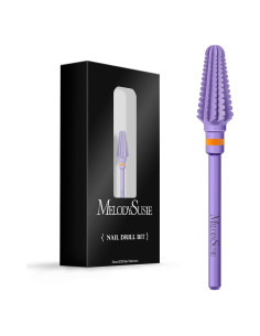 Brocas de Taladro de Uñas MelodySusie 3/32'' Carburo Púrpura
