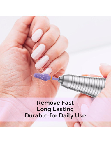 Brocas de Taladro de Uñas MelodySusie 3/32'' Carburo Púrpura