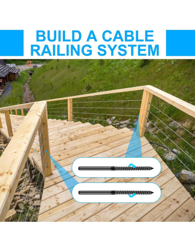 Kit de Tornillos de Swage de Acero Inoxidable Tandefio 60 Pzas