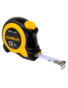 Cinta Métrica Komelon SL2912 3.7m x 1.6cm Auto Bloqueo Amarillo