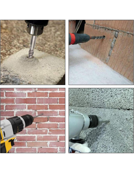 Broca de Martillo Rotativo SDS Plus FF ERA 25mm x 450mm Carburo