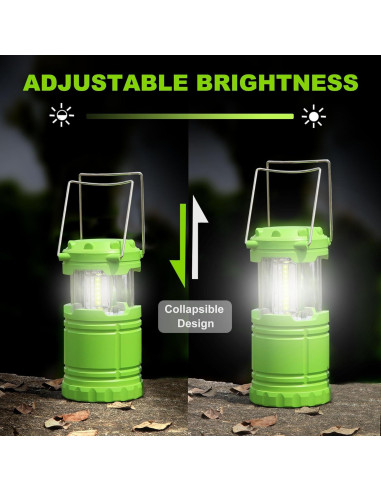 Linterna LED Verde Portátil SEAMAGIC 250 Lúmenes para Camping
