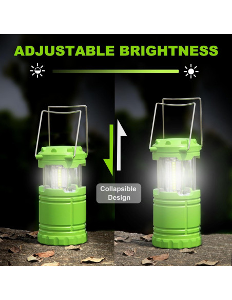 Linterna LED Verde Portátil SEAMAGIC 250 Lúmenes para Camping
