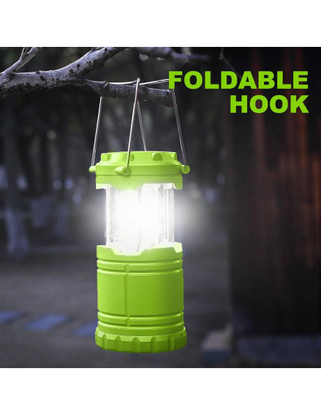 Linterna LED Verde Portátil SEAMAGIC 250 Lúmenes para Camping