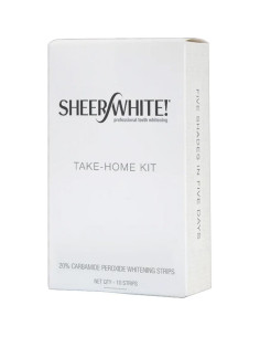 Kit de Tiras de Blanqueamiento Dental Sheer White 20% - 1 Cuenta 2