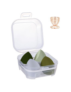 Juego de 4 Esponjas de Maquillaje BOYYJING Multicolores