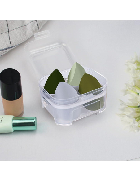 Juego de 4 Esponjas de Maquillaje BOYYJING Multicolores