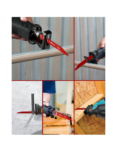 25 Hojas de Sierra Recíproca Bi-Metal 15 cm 14/18 TPI REEPLAR