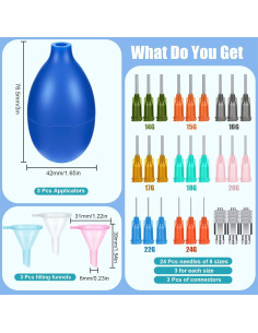 Juego de Aplicadores de Precisión Frienda para Cerámica Azul 2