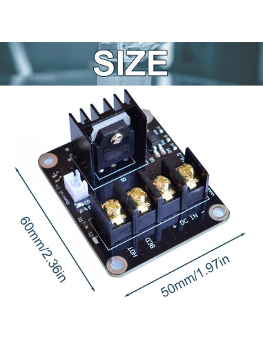 Módulo de Potencia de Cama Caliente DAOKAI 25A 2 Pcs