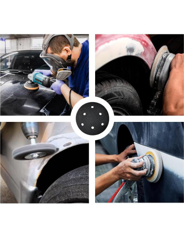 2 Almohadillas de Lijado Suave 12.5 cm DXNQ con Gancho