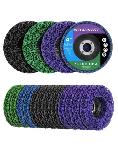 Paquete de 12 Discos de Desbaste WelderElite 100mm Carburo Silicio