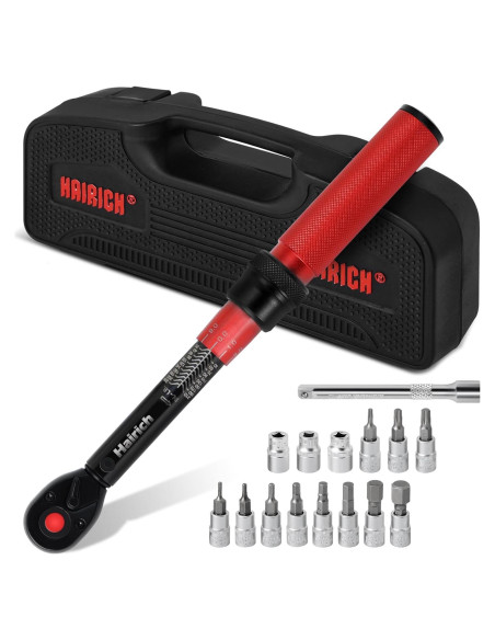 Juego de Llave de Torque Hairich 16PCS 2.3-24.9 N.M para Bicicleta