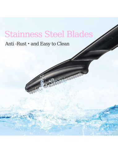 Cuchillas para Cejas CICINUJOY 40 Piezas Negro - Dermaplane