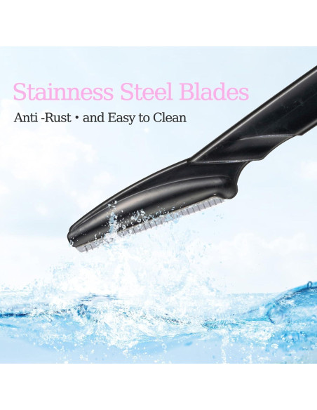 Cuchillas para Cejas CICINUJOY 40 Piezas Negro - Dermaplane