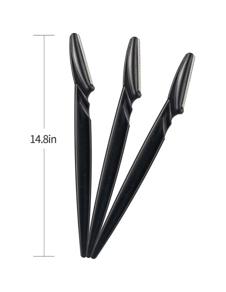 Cuchillas para Cejas CICINUJOY 40 Piezas Negro - Dermaplane