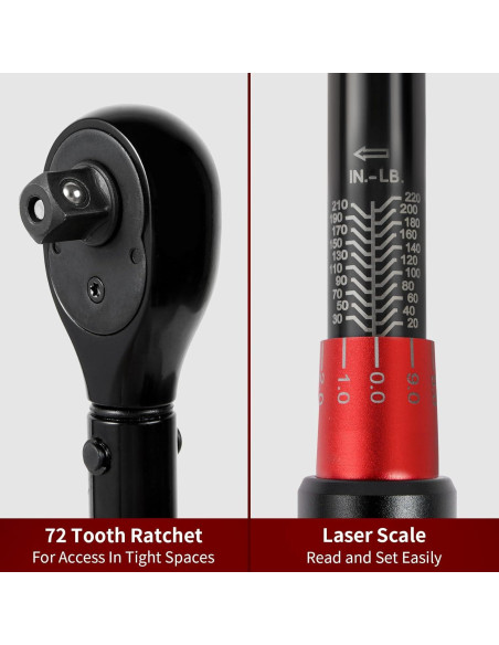 Juego de Llave de Torque Hairich 16PCS 2.3-24.9 N.M para Bicicleta