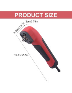 Adaptador de Ángulo Recto CALIDAKA 2pcs para Destornillador 18V 2