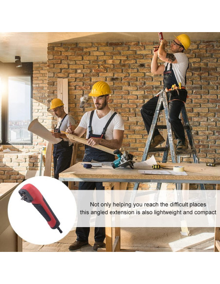 Adaptador de Ángulo Recto CALIDAKA 2pcs para Destornillador 18V