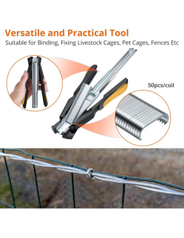 Pinza de Anillo de Cerdo Proster PST266 - 380.5g, SIN Clavos