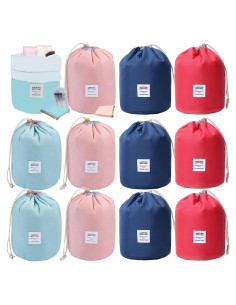 Bolsa de Cosméticos INVODA 12PCS Organizador de Maquillaje