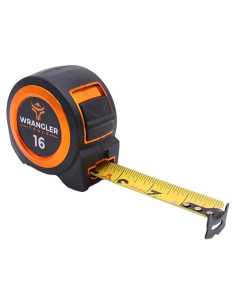 Cinta Métrica Retráctil Wrangler Tools 16 PIES 10m Doble Cara