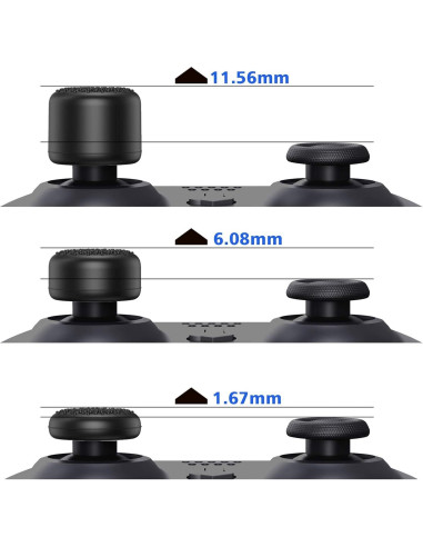 Agarres Ergonómicos PlayVital para Thumbstick PS5, PS4, Xbox