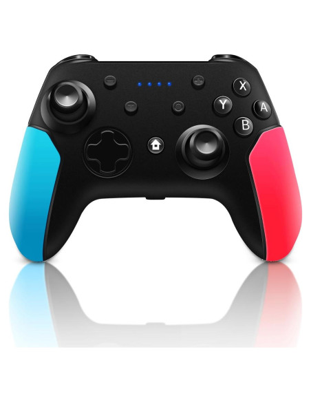 Controlador Pro Inalámbrico Nintendo Switch Rojo y Azul Controlador Pro Inalámbrico Nintendo Switch Rojo y Azul