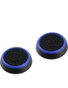 Tapa de Joystick de Silicona SZLG para Nintendo Switch - Negro-Azul 2